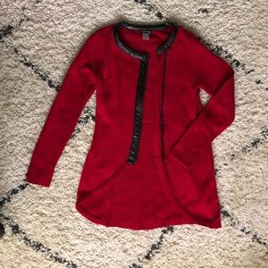 Red Holiday Cardigan